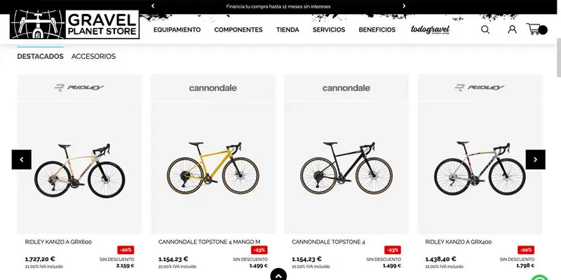 En Barcelona, GRAVEL PLANET STORE. Un ejemplo omnicanal sobre ruedas