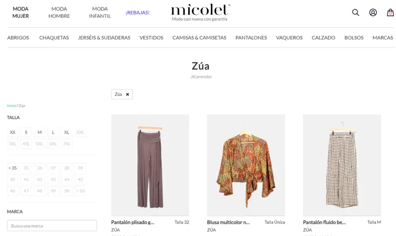 ZÚA, cinco tiendas de moda con TPV Online