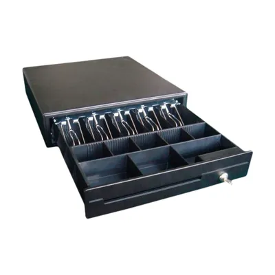 Cajón portamonedas negro