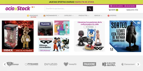Tienda online de ociostock.com